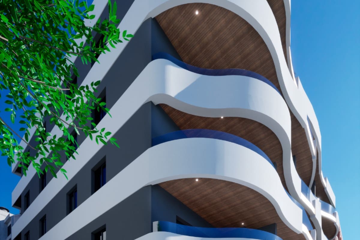 2 sypialnia Apartament na sprzedaż w Torrevieja z basenem - 309 000 € (Ref: 10003867)