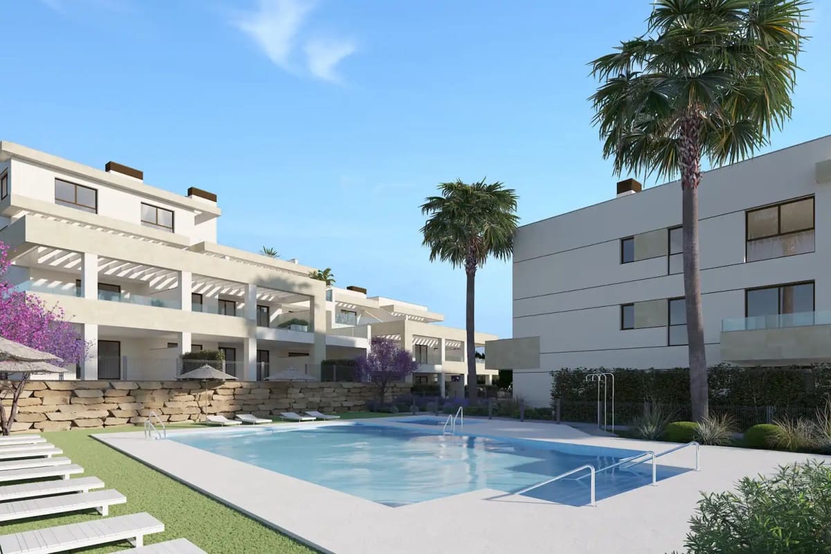 1 quarto Apartamento para venda em Estepona com piscina - 233 000 € (Ref: 10003872)