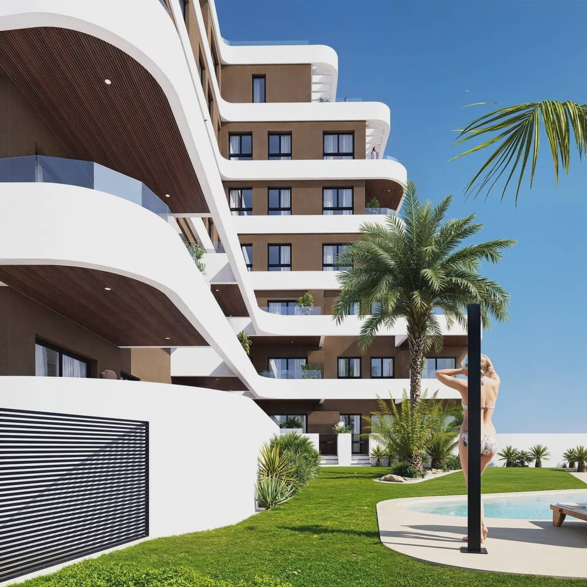 2 soveværelse Lejlighed til salg i Guardamar del Segura med swimmingpool - € 305.000 (Ref: 10003881)
