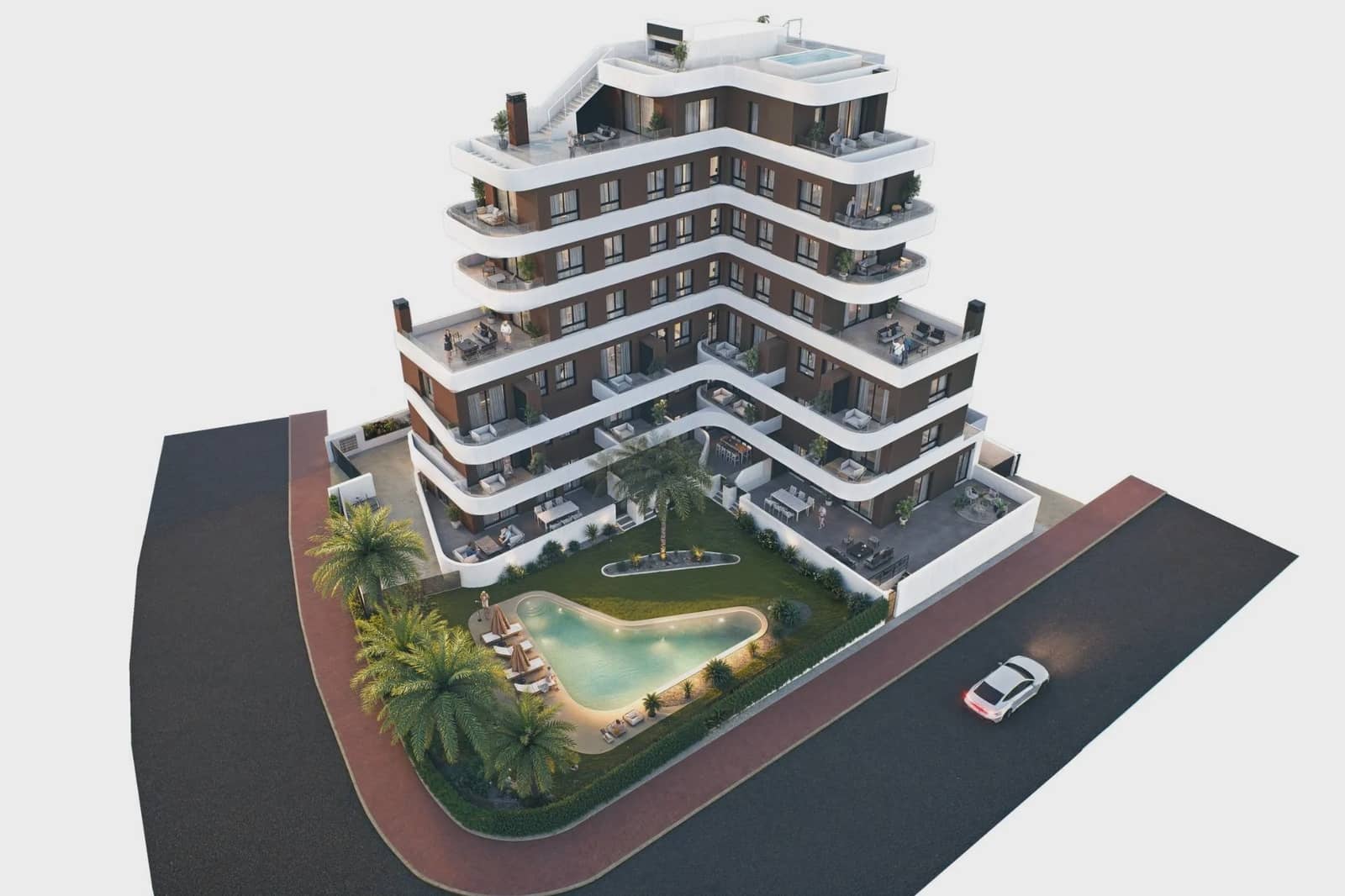 2 soveværelse Lejlighed til salg i Guardamar del Segura med swimmingpool - € 305.000 (Ref: 10003881)