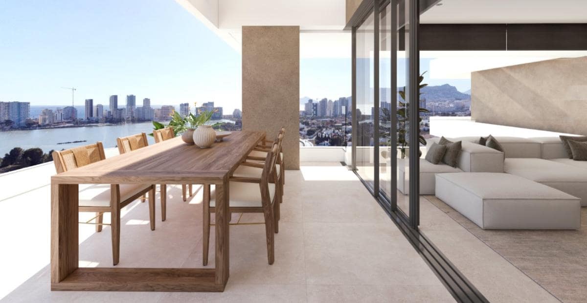 2 sypialnia Apartament na sprzedaż w Calpe / Calp z basenem - 668 400 € (Ref: 10003893)