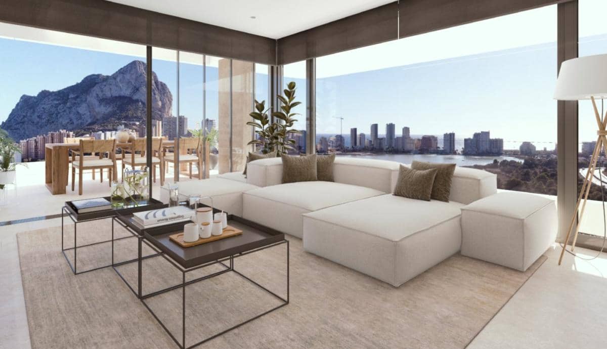 2 sypialnia Apartament na sprzedaż w Calpe / Calp z basenem - 668 400 € (Ref: 10003893)