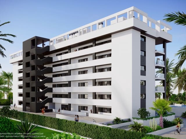 2 sypialnia Apartament na sprzedaż w Torreblanca, Torrevieja z basenem garażem - 330 000 € (Ref: 10013913)