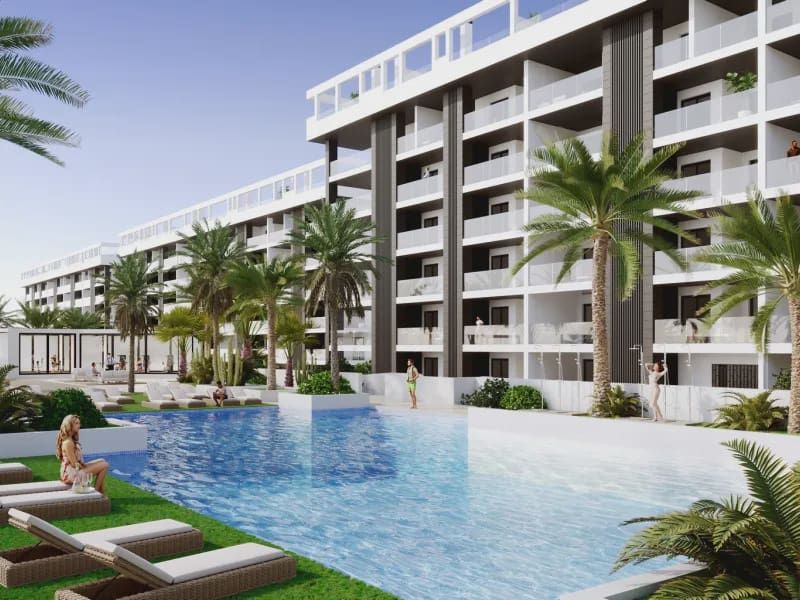 2 sypialnia Apartament na sprzedaż w Torrevieja z basenem garażem - 330 000 € (Ref: 10013913)