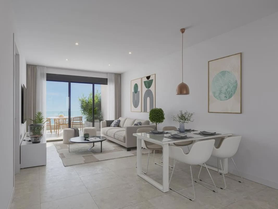 2 soveværelse Lejlighed til salg i Los Alcazares med swimmingpool garage - € 339.000 (Ref: 10015750)