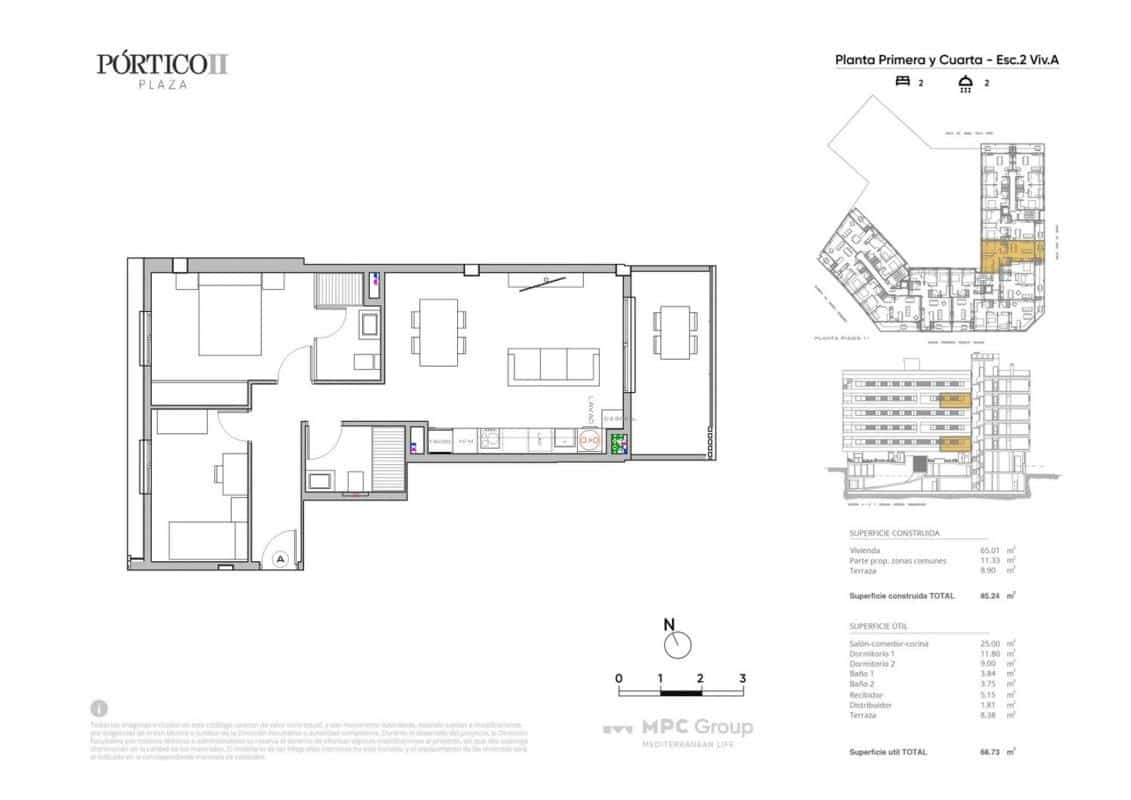 2 soverom Leilighet til salgs i Alicante by med svømmebasseng - € 295 000 (Ref: 10017769)
