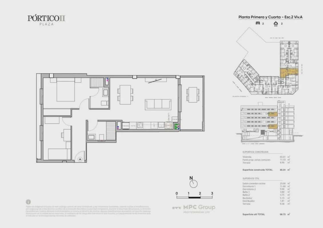 2 soverom Leilighet til salgs i Alicante by med svømmebasseng - € 295 000 (Ref: 10017769)