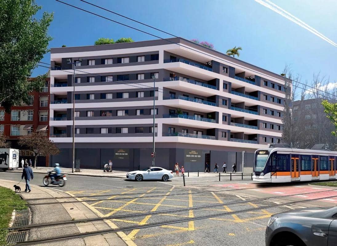 2 soverom Leilighet til salgs i Alicante by med svømmebasseng - € 295 000 (Ref: 10017769)