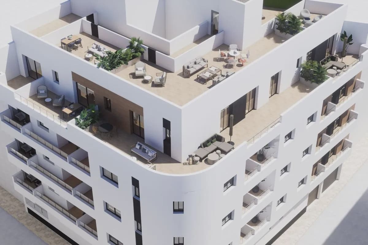 Apartamento de 1 habitación en Torrevieja en venta con piscina garaje - 185.000 € (Ref: 10017772)