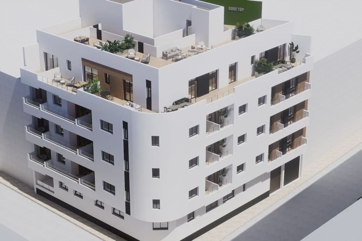 1 makuuhuone Huoneisto myytävänä paikassa Torrevieja mukana uima-altaan 
autotalli - 176 000 € (Ref: 10025871)