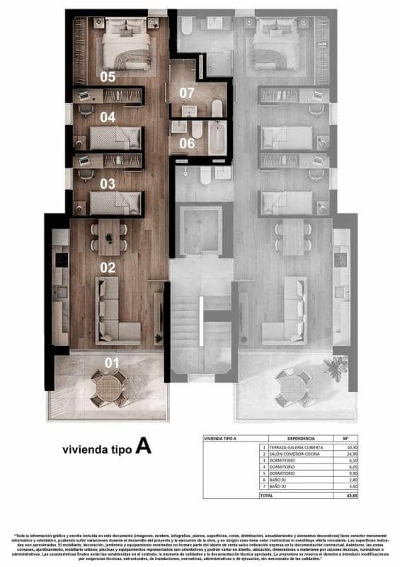 3 sypialnia Apartament na sprzedaż w Santa Pola z basenem garażem - 310 000 € (Ref: 10062488)