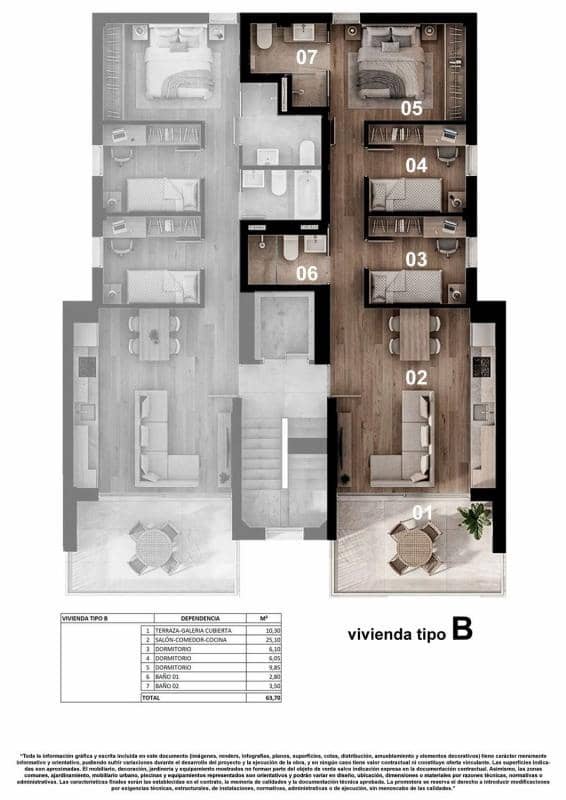 3 sypialnia Apartament na sprzedaż w Santa Pola z basenem garażem - 310 000 € (Ref: 10062488)