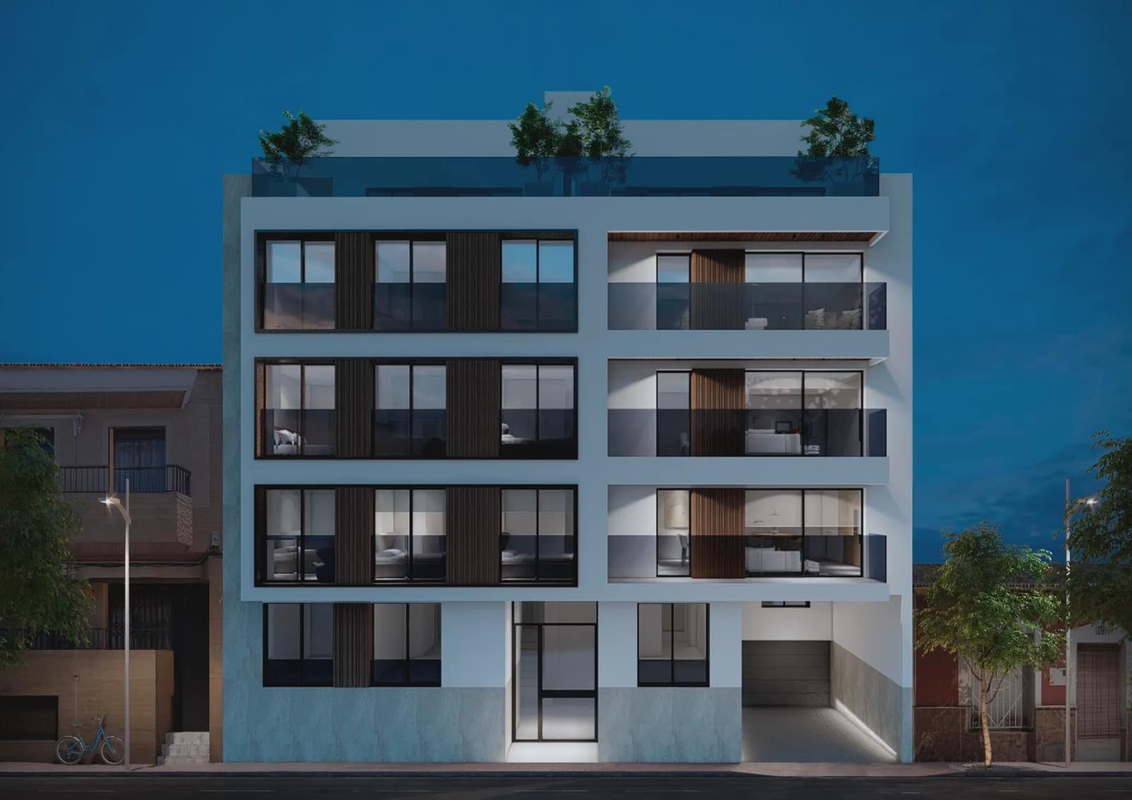 4 makuuhuone Kattohuoneisto myytävänä paikassa Guardamar del Segura mukana uima-altaan 
autotalli - 950 000 € (Ref: 10081006)