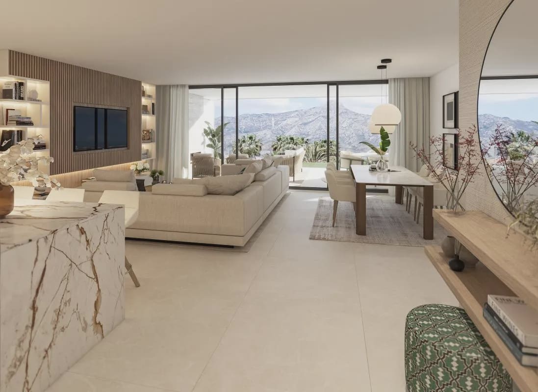 2 sypialnia Apartament na sprzedaż w Marbella z basenem garażem - 1 237 792 € (Ref: 10081017)