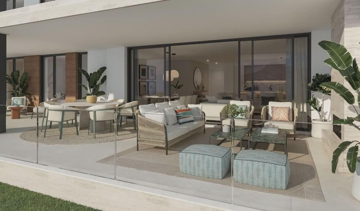 2 sypialnia Apartament na sprzedaż w Marbella z basenem garażem - 1 237 792 € (Ref: 10081017)