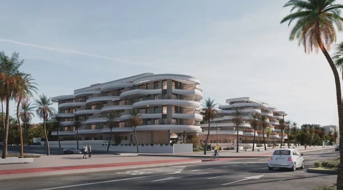3 sovrum Lägenhet till salu i Malaga stad med pool - 46 400 € (Ref: 10089876)