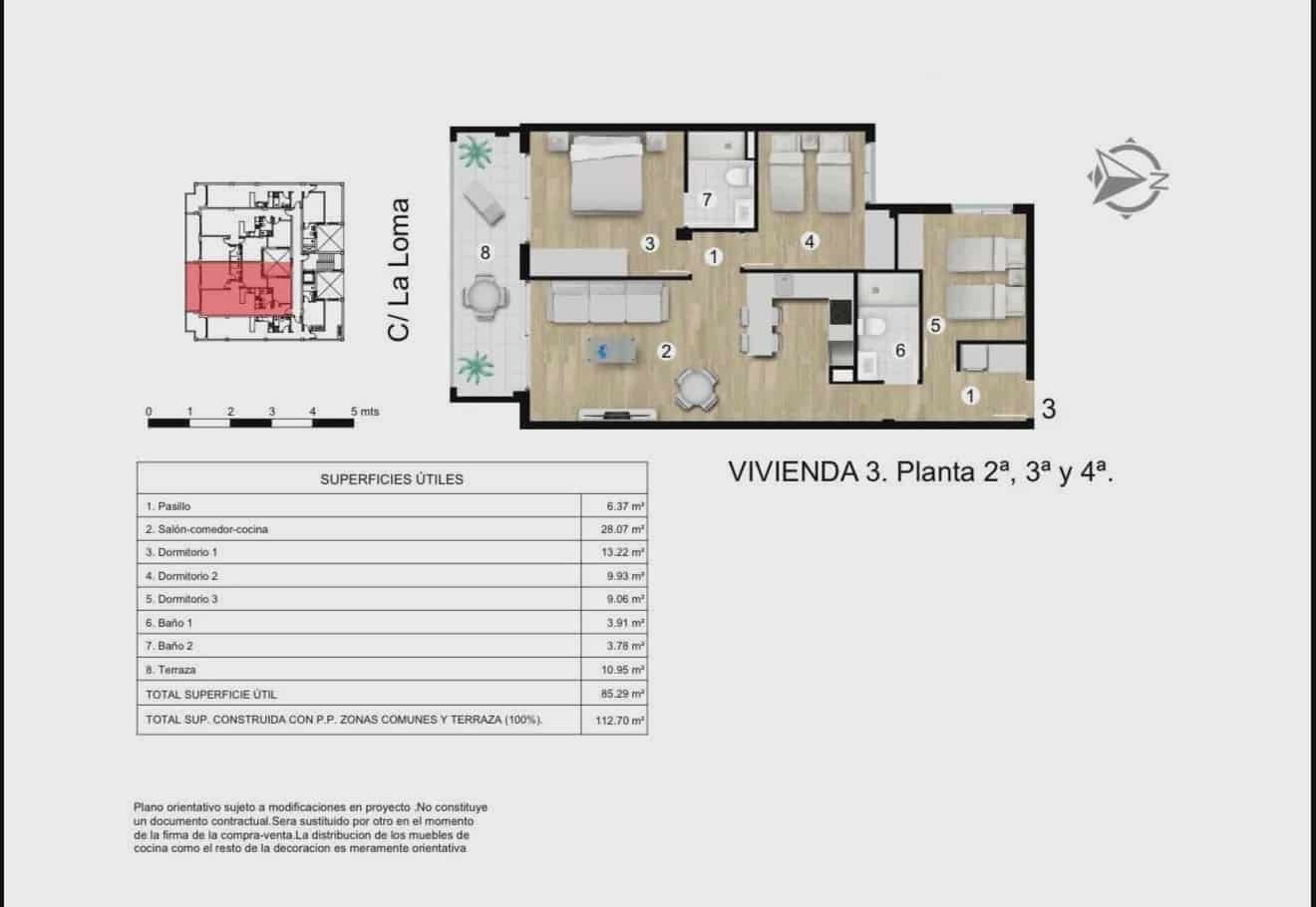 3 camera da letto Appartamento in vendita in Torrevieja con piscina garage - 359.000 € (Rif: 10103618)