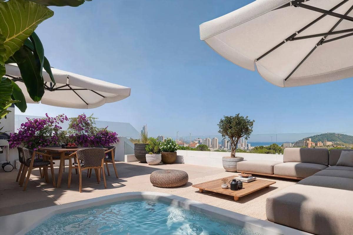 2 sovrum Lägenhet till salu i Finestrat med pool garage - 335 000 € (Ref: 10124496)