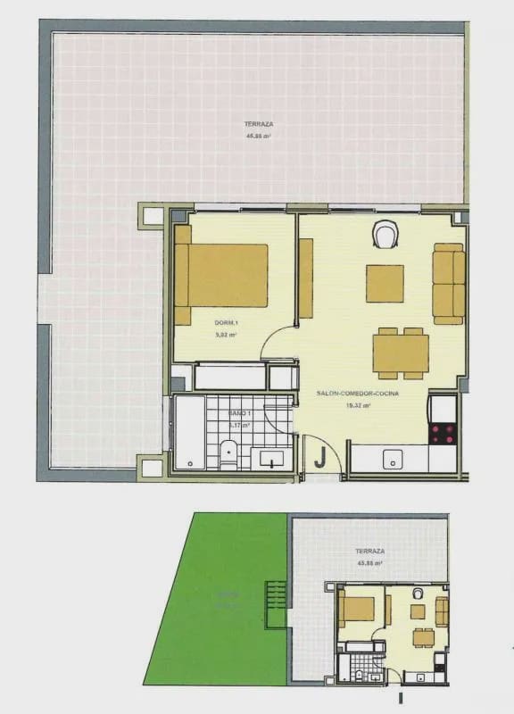 1 sovrum Lägenhet till salu i Denia med pool garage - 370 000 € (Ref: 10124505)