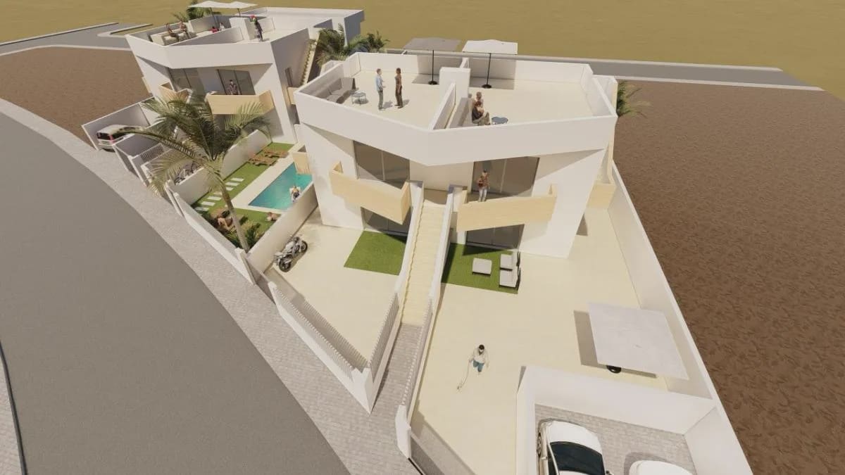 2 chambre Maison de Ville à vendre à Puerto de Mazarron avec piscine garage - 249 900 € (Ref: 10151557)