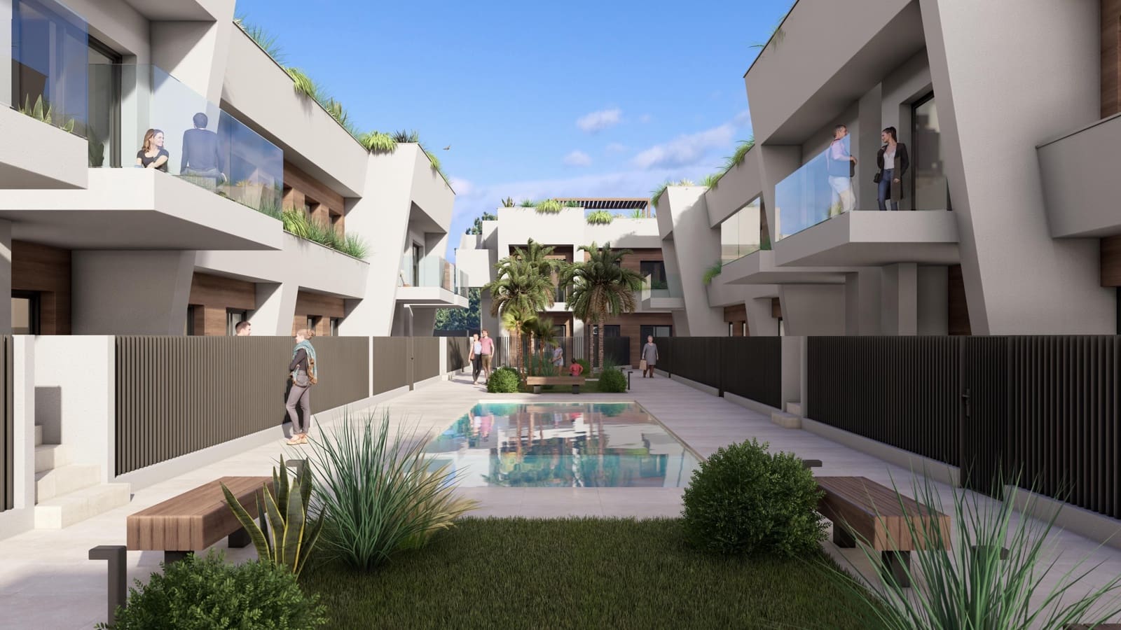 2 soveværelse Byhus til salg i Torre-Pacheco med swimmingpool - € 210.000 (Ref: 9074963)