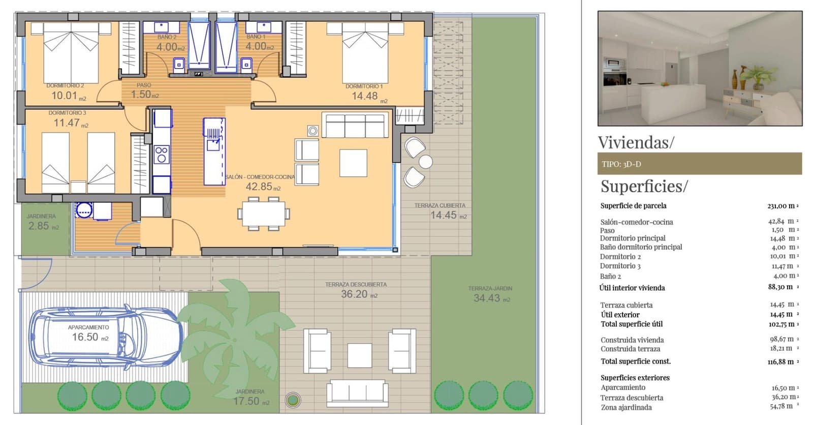 3 soveværelse Villa til salg i Polop med swimmingpool - € 470.000 (Ref: 9788902)