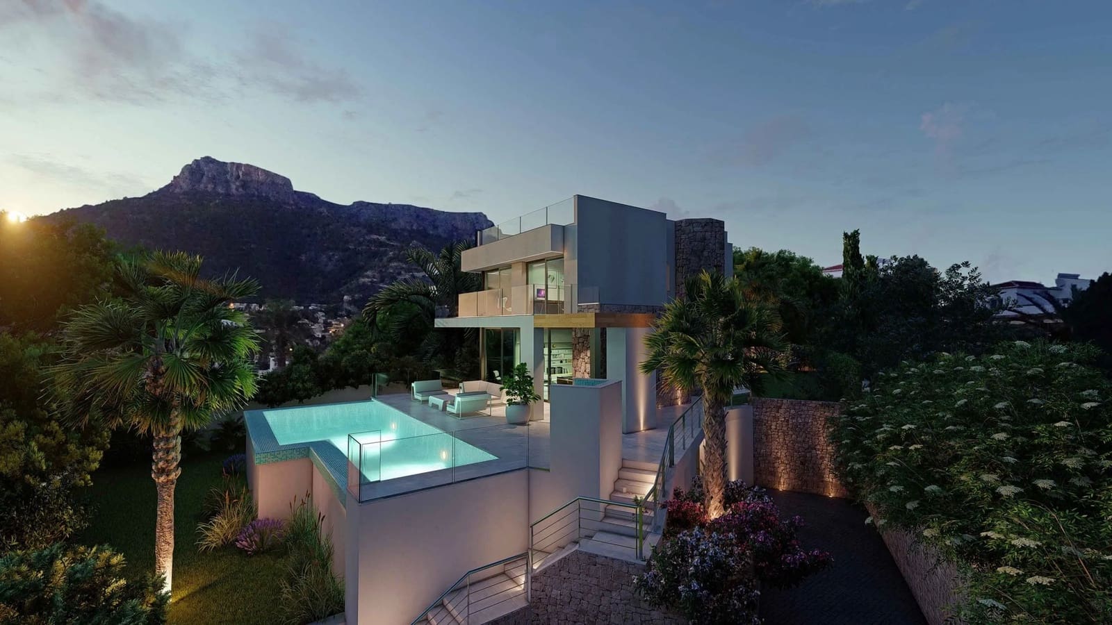 6 quarto Moradia para venda em Calpe / Calp com piscina garagem - 2 200 000 € (Ref: 9789020)