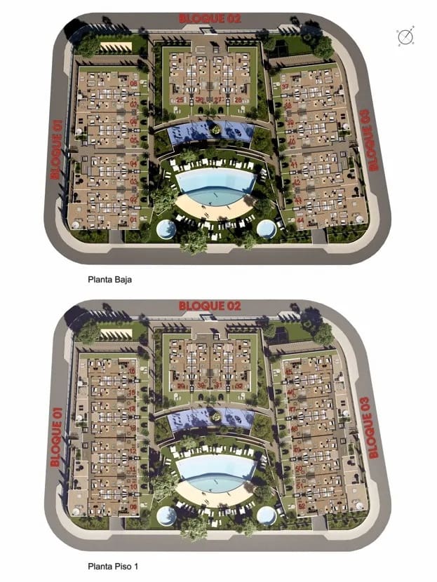 2 soverom Leilighet til salgs i Elche / Elx med svømmebasseng garasje - € 295 000 (Ref: 9789040)