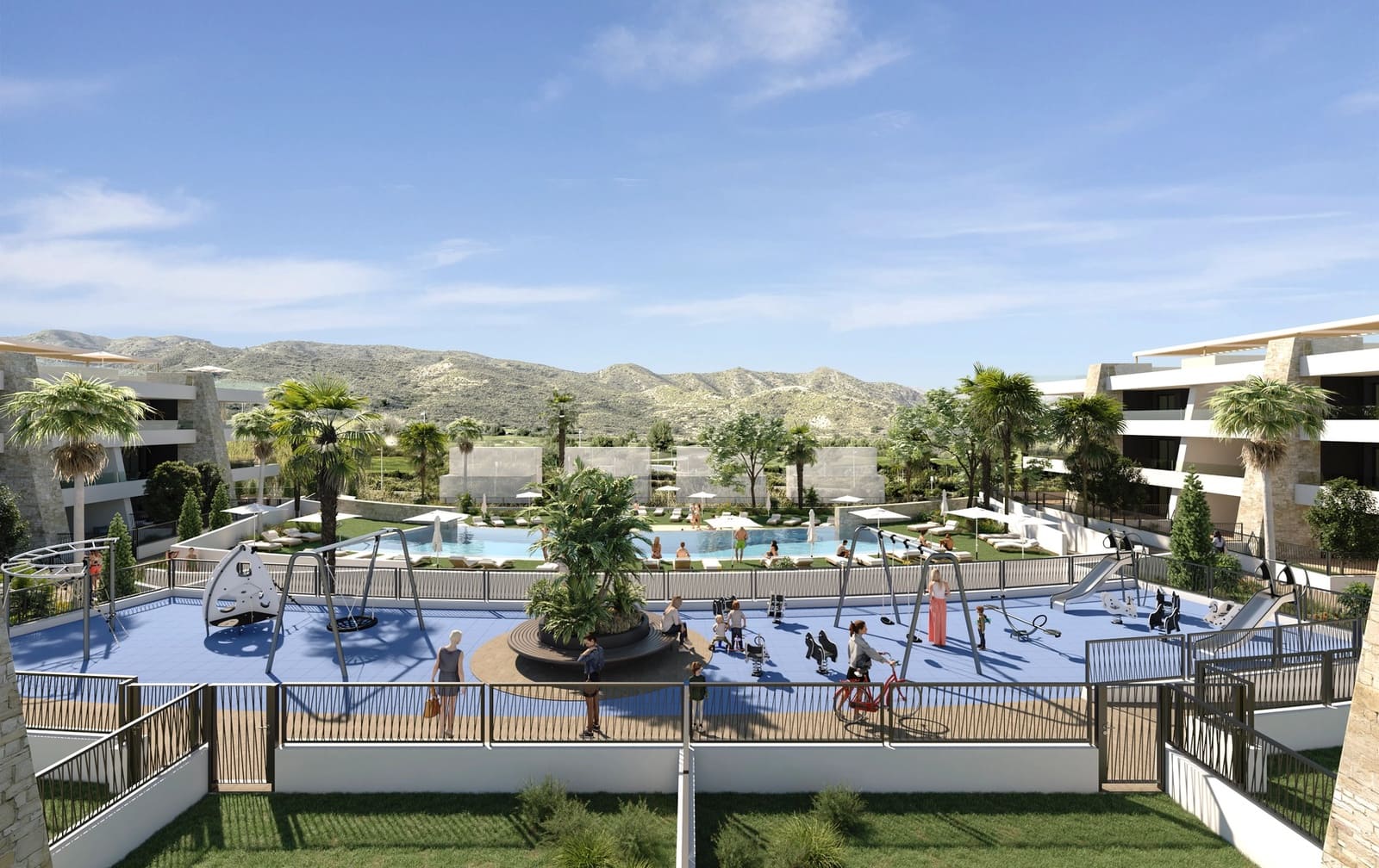 2 soverom Leilighet til salgs i Elche / Elx med svømmebasseng garasje - € 295 000 (Ref: 9789040)