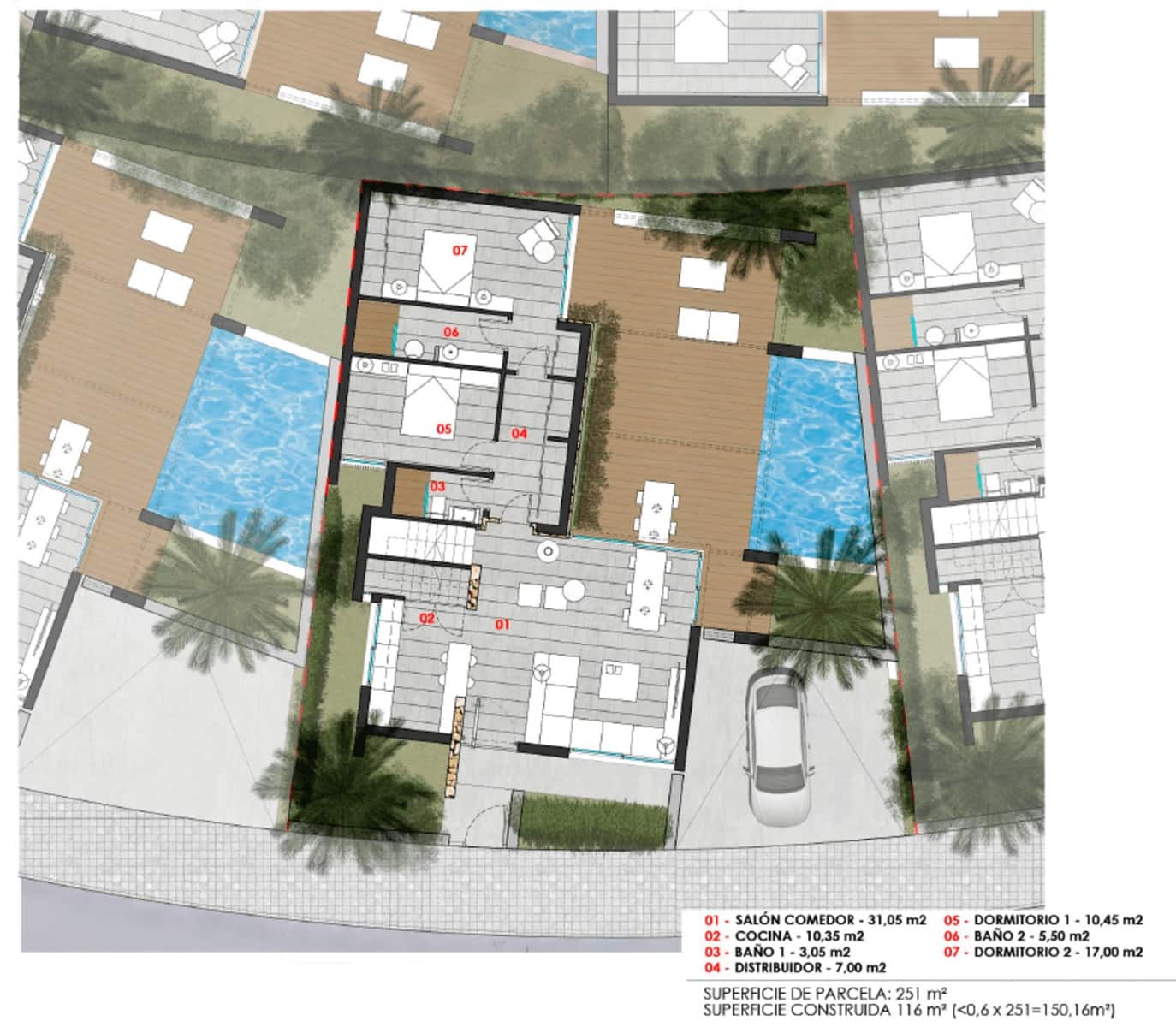 2 soveværelse Villa til salg i Roldan med swimmingpool garage - € 389.000 (Ref: 9789071)