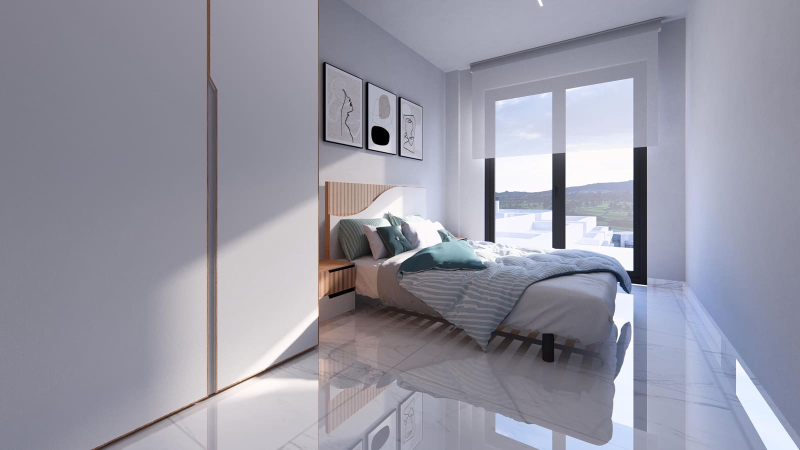 2 soverom Leilighet til salgs i Algorfa med svømmebasseng garasje - € 254 000 (Ref: 9789074)