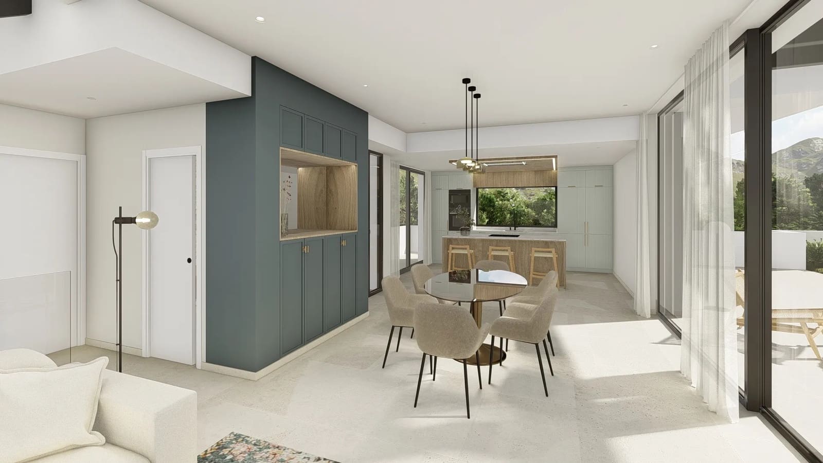 3 soverom Villa til salgs i Polop med svømmebasseng garasje - € 725 000 (Ref: 9789102)