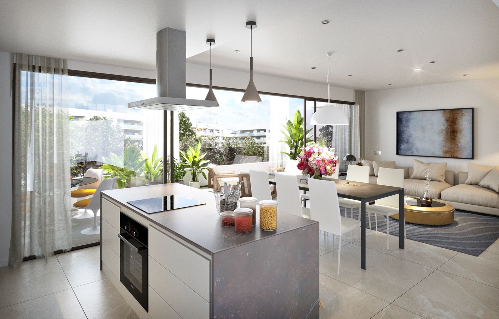 2 slaapkamer Appartement te koop in Alicante stad met zwembad garage - € 443.825 (Ref: 9789112)