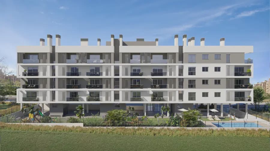 2 sovrum Lägenhet till salu i Alicante stad med pool garage - 331 000 € (Ref: 9789145)