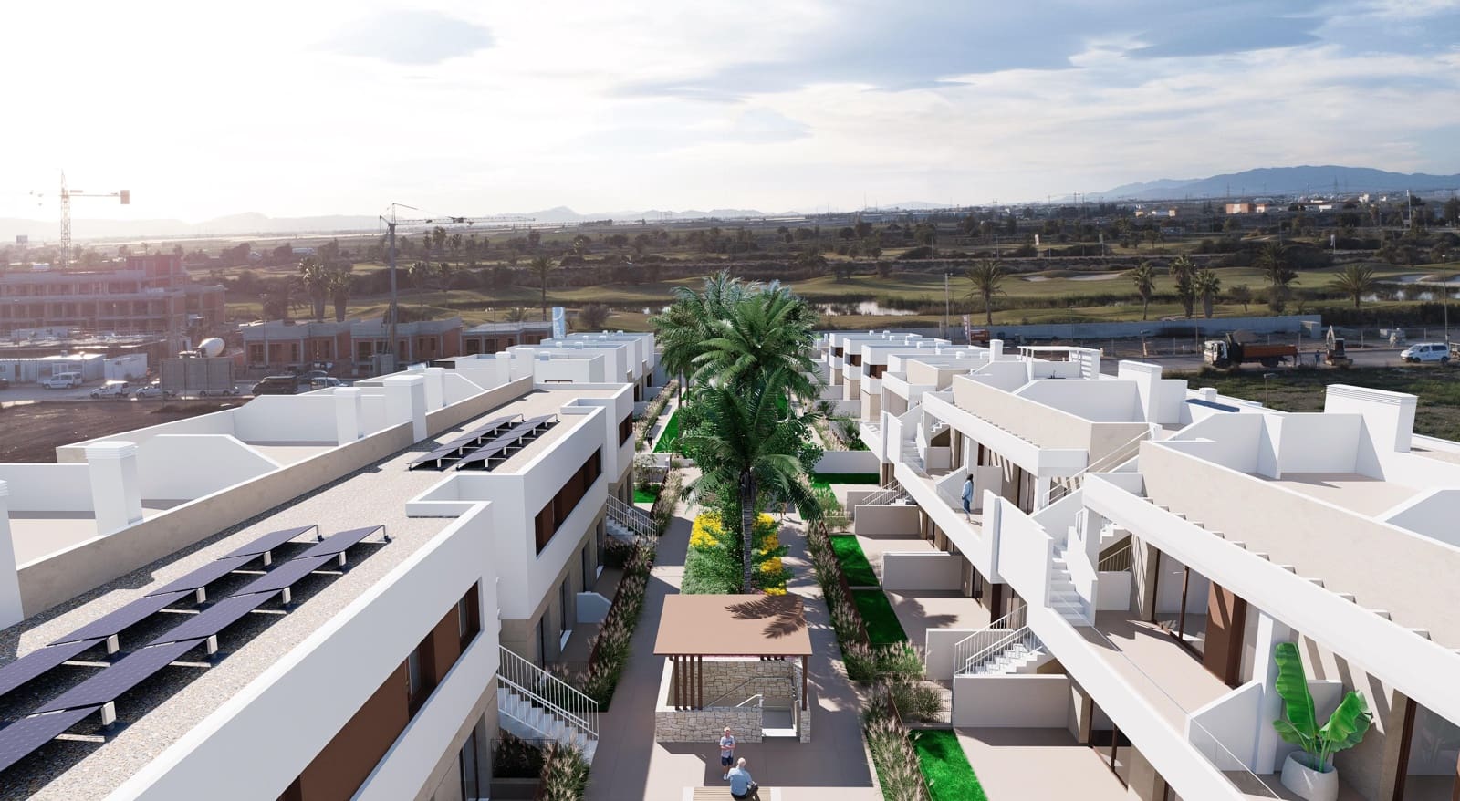 3 sypialnia Apartament na sprzedaż w Los Alcazares z basenem garażem - 320 000 € (Ref: 9789187)