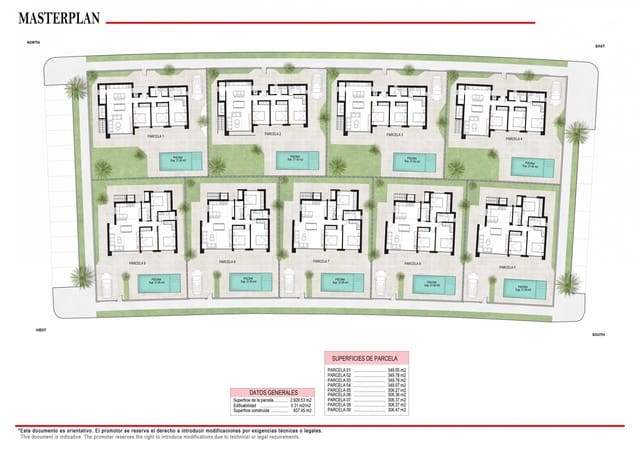 3 soverom Villa til salgs i Condado de Alhama, Alhama de Murcia med svømmebasseng garasje - € 324 000 (Ref: 9789201)