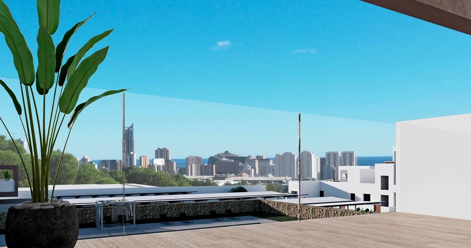 2 chambre Maison de Ville à vendre à Finestrat avec piscine garage - 379 900 € (Ref: 9789271)