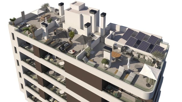 2 chambre Appartement à vendre à Centro, Santa Pola avec piscine - 262 650 € (Ref: 9789303)