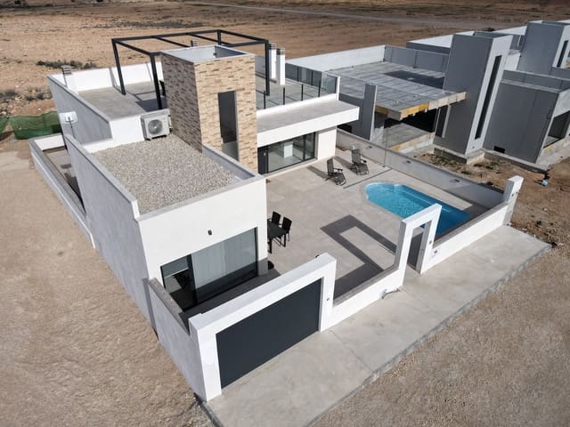 3 Zimmer Villa zu verkaufen in La Pinilla, Fuente Alamo de Murcia mit Pool Garage - 379.845 € (Ref: 9852012)
