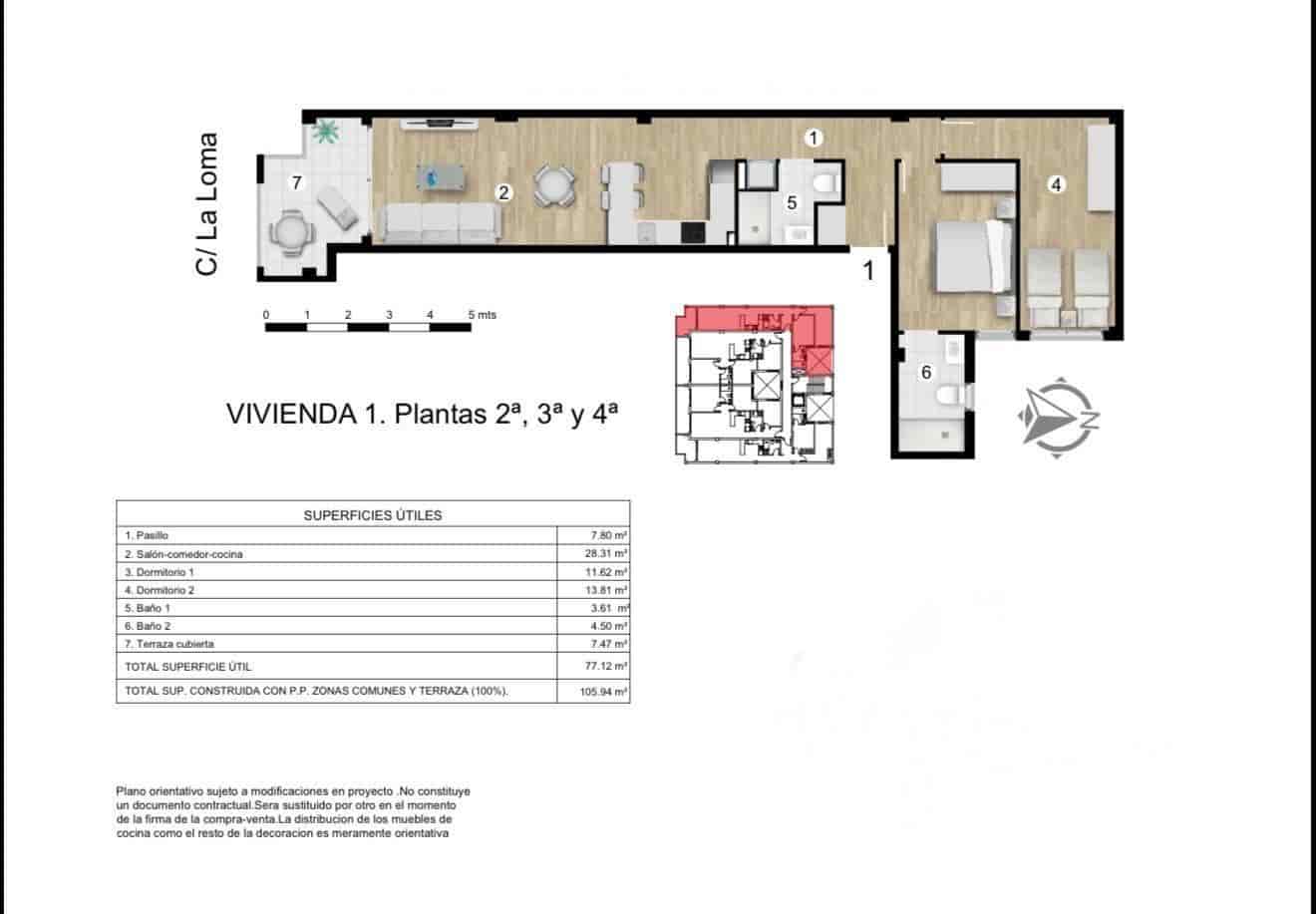 2 makuuhuone Huoneisto myytävänä paikassa Torrevieja mukana uima-altaan - 339 000 € (Ref: 9877324)