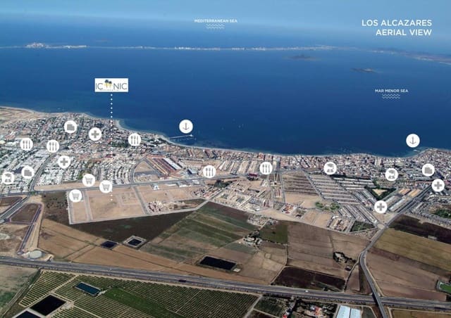 Apartamento de 2 habitaciones en Centro, Los Alcázares en venta con piscina garaje - 321.500 € (Ref: 9909107)