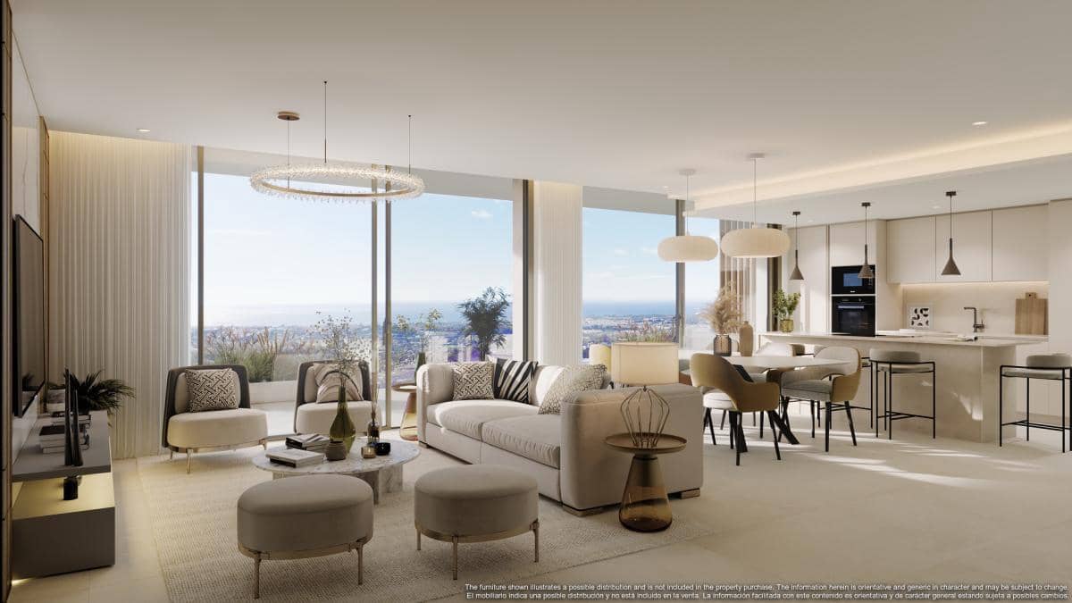 2 makuuhuone Huoneisto myytävänä paikassa Benahavis mukana uima-altaan - 1 540 000 € (Ref: 9909161)