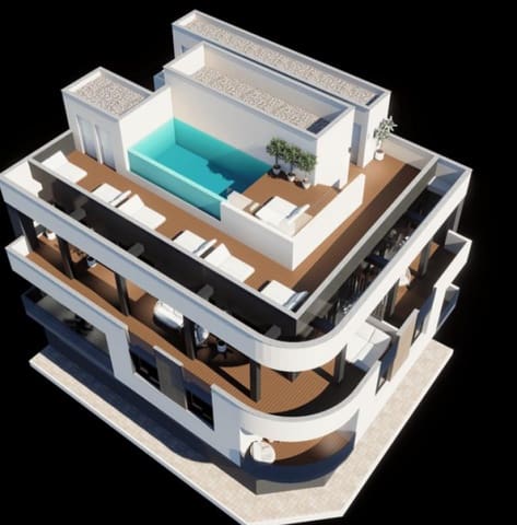 1 slaapkamer Appartement te koop in Centro - Muelle Pesquero, Torrevieja met zwembad - € 176.000 (Ref: 9909175)