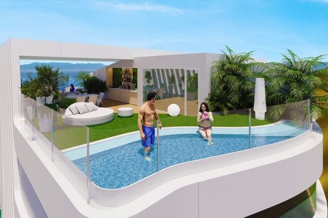2 soverom Leilighet til salgs i La Manga del Mar Menor med svømmebasseng garasje - € 589 000 (Ref: 9909201)