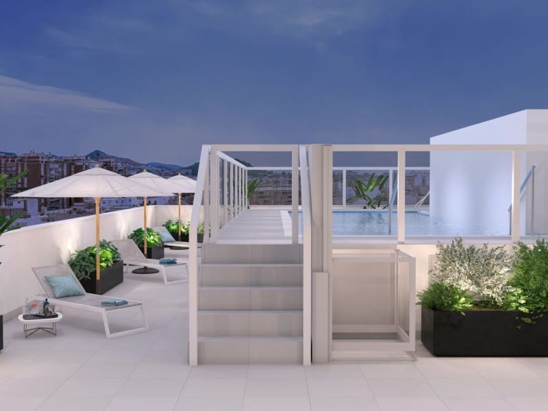 1 Zimmer Apartment zu verkaufen in Malaga Stadt mit Pool Garage - 325.000 € (Ref: 9909211)