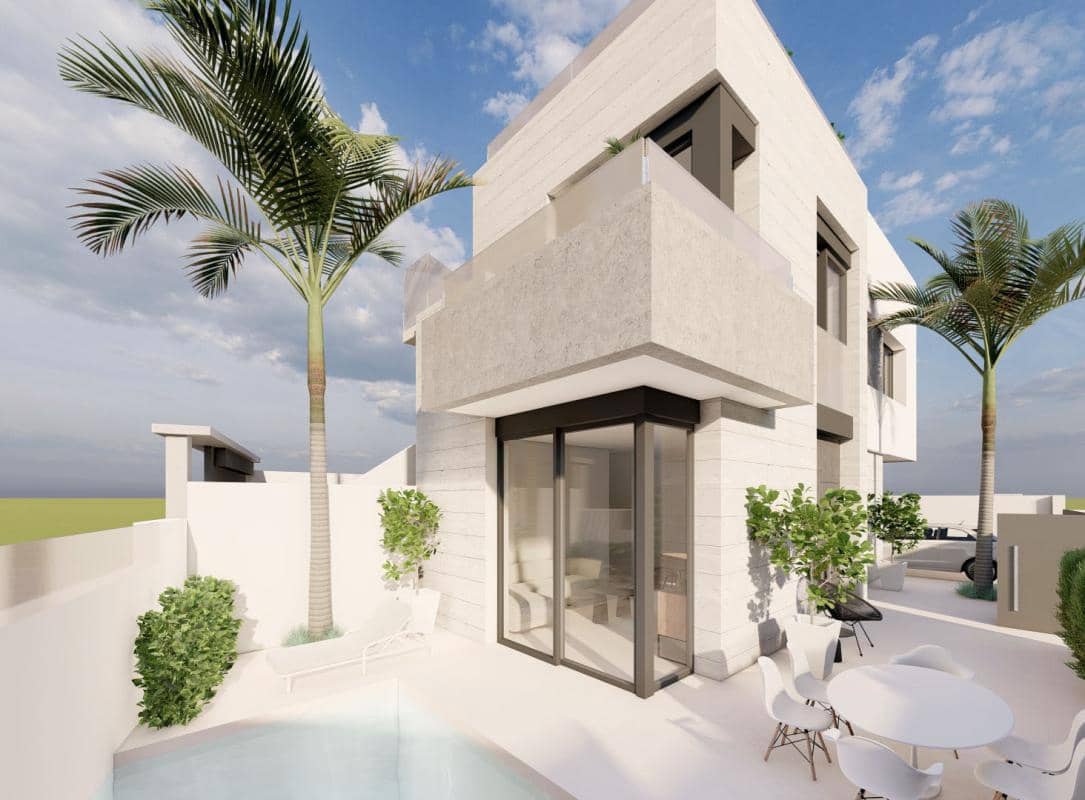 Bungalow de 2 habitaciones en Pilar de la Horadada en venta con piscina - 359.900 € (Ref: 9909246)
