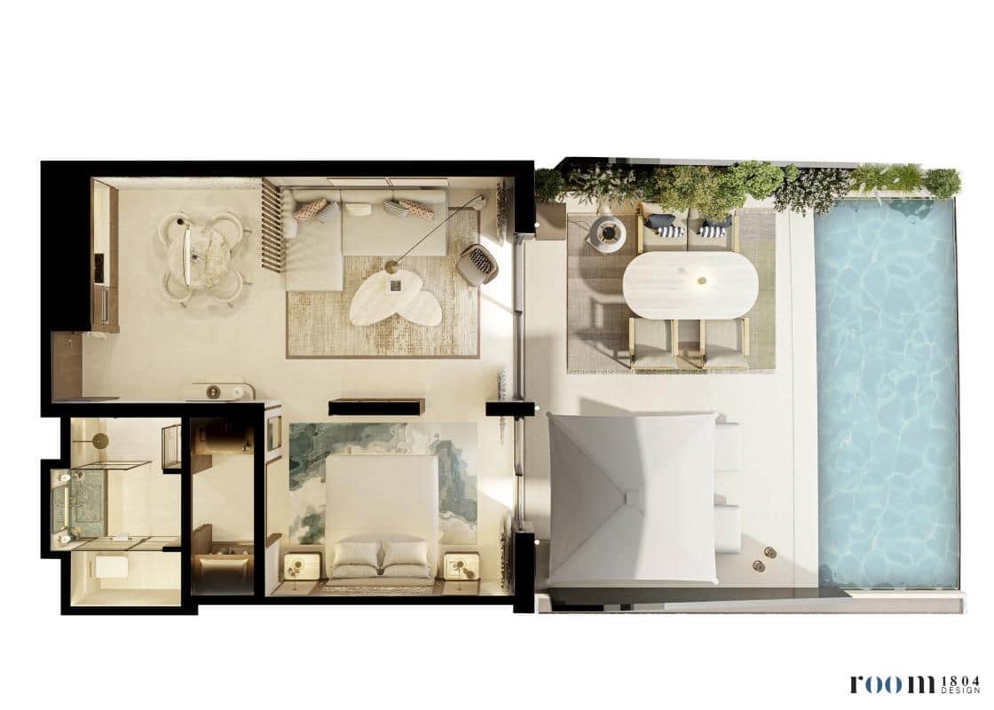 Apartamento de 2 habitaciones en Benahavís en venta con piscina garaje - 1.764.629 € (Ref: 9909520)