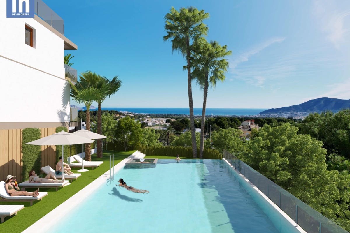 Casa de 4 habitaciones en La Nucia en venta con piscina garaje - 465.000 € (Ref: 9909555)