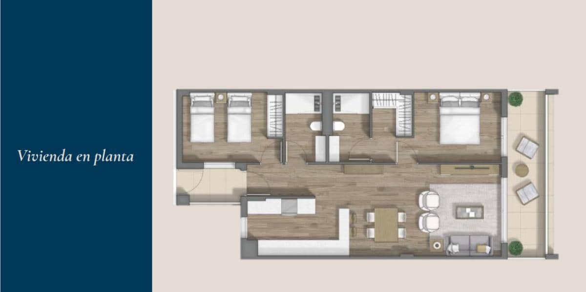 2 bedroom Apartment for sale in Torrox with pool - € 289,000 (Ref: 9912171)