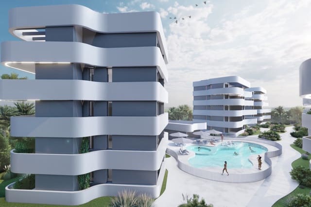 Apartamento de 2 habitaciones en El Raso, Guardamar del Segura en venta con piscina garaje - 299.000 € (Ref: 9913490)